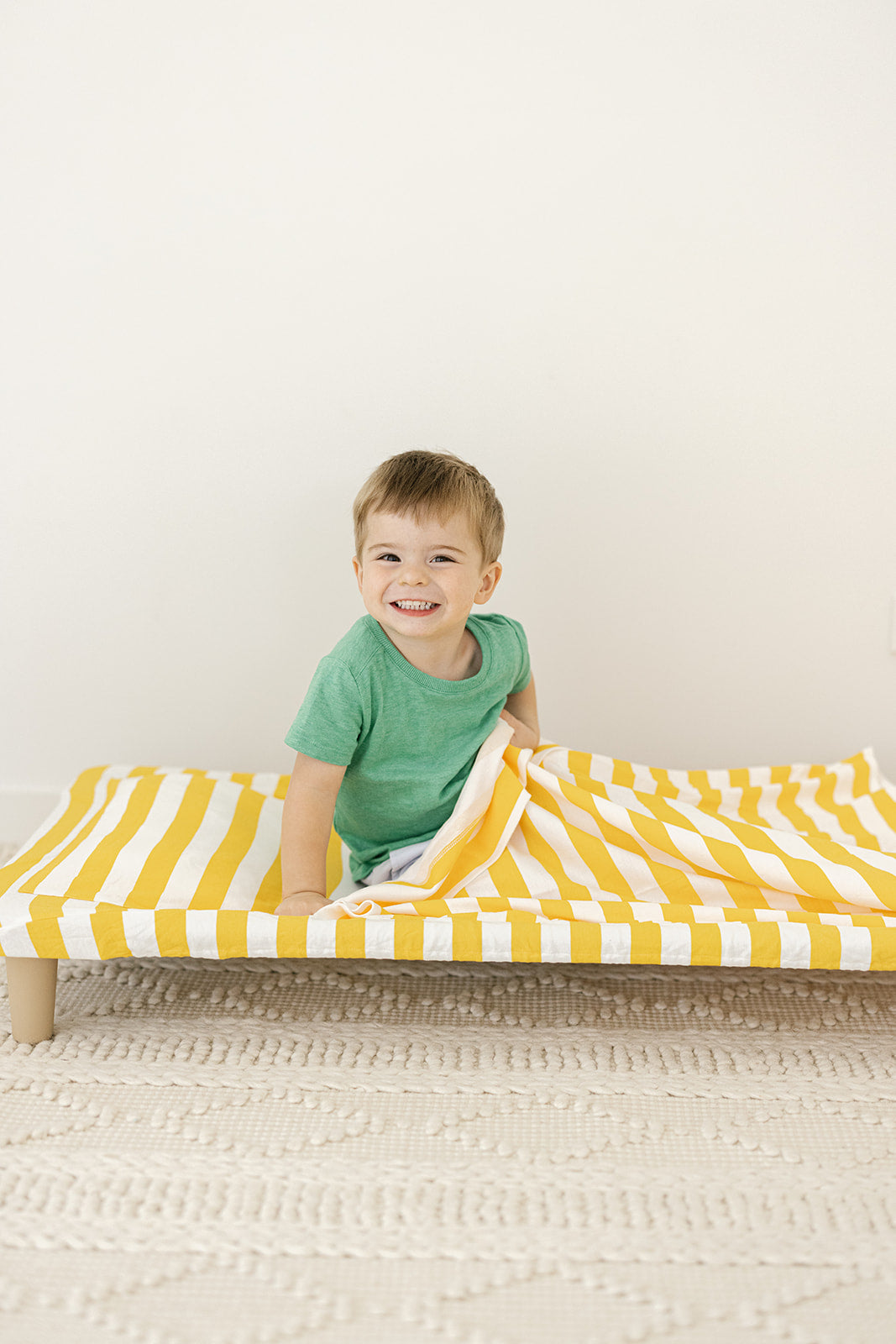 Yeah the Kids Co - All-in-1 Kindy / Daycare Sheet Set | Sunshine Stripe